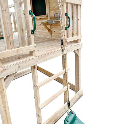 Lifespan Kids Kingston Cubby House with 2.2m Green Slide