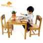 Airplane Design Kids Wooden Table Chairs Set